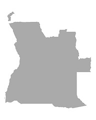 Image showing Map of Angola