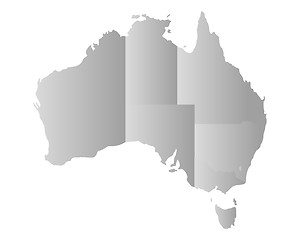 Image showing Map of Australia