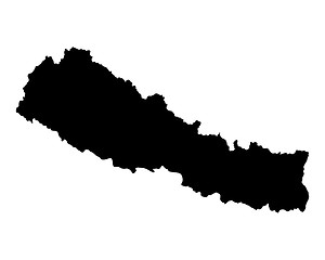 Image showing Map of Nepal