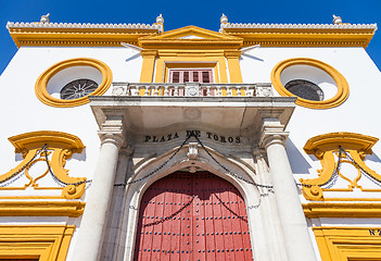 Image showing Bullring area in Seville