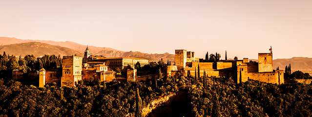 Image showing Alhambra in Granada - Spain