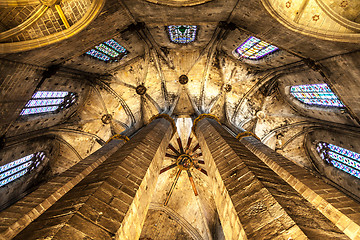 Image showing Gothic church interior