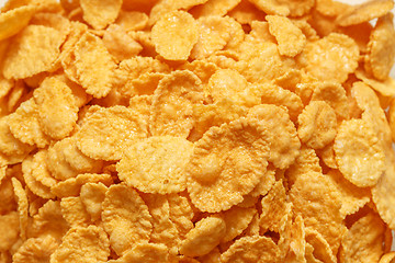 Image showing Close up of cornflakes