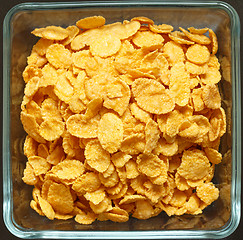 Image showing Close up of cornflakes