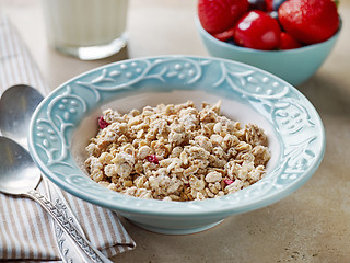 Image showing bowl of granola