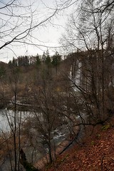 Image showing Wooden path trough the lakes