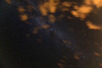 Image showing Night sky with stars