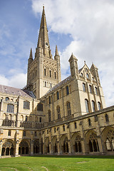 Image showing Norwich Cathedral in England