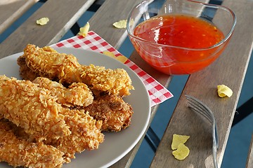 Image showing chicken strips