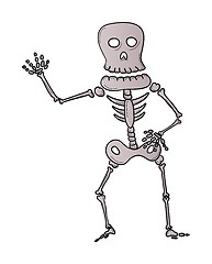 Image showing sketch of the skeleton