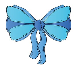 Image showing ribbon on the white background