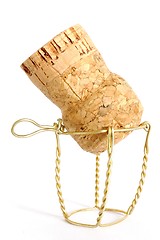 Image showing cork from champagne bottle