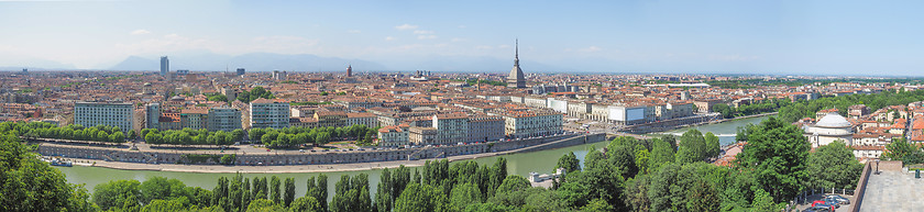 Image showing Aerial view of Turin