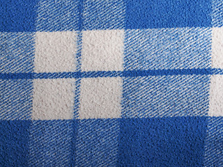 Image showing Blue tartan background