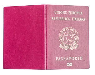 Image showing Italian Passport