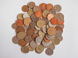 Image showing Pound coins