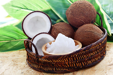 Image showing coconut oil