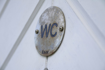 Image showing WC Sign