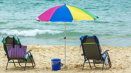 Image showing Beach vacation