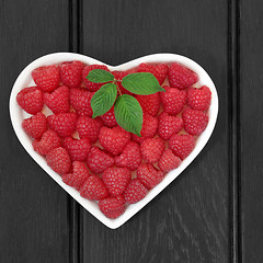 Image showing Raspberries