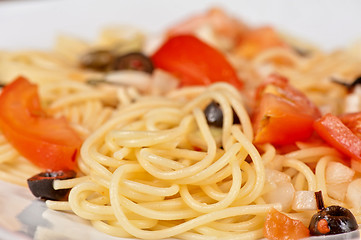 Image showing Pasta with vegetable