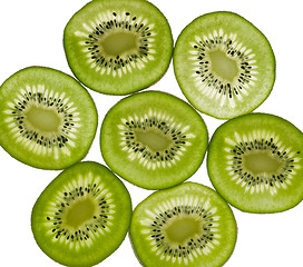 Image showing sliced Kiwifruit