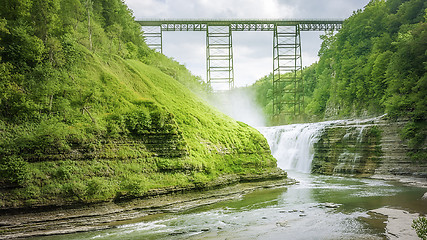 Image showing letchworth waterfall