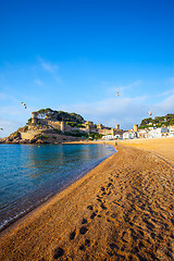 Image showing Tossa de Mar, Catalonia, Spain, JUNY 23, 2013, the panorama over