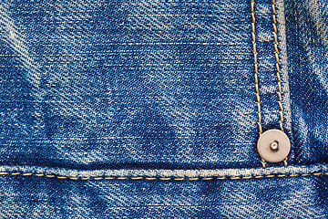 Image showing blue jeans, close up