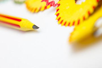 Image showing tip of a pencil. close-up