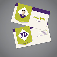 Image showing Modern business card design 