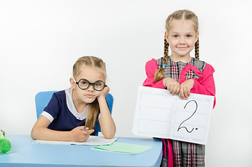 Image showing pupil does not learn the lesson and got a deuce