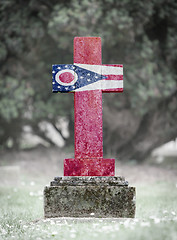 Image showing Gravestone in the cemetery - Ohio