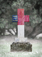 Image showing Gravestone in the cemetery - North Carolina