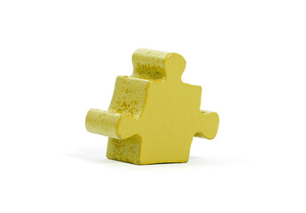 Image showing Large jigsaw puzzle piece
