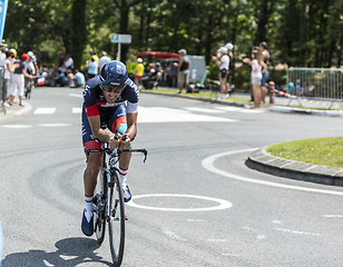 Image showing The Cyclist Jerome Pineau - Tour de France 2014