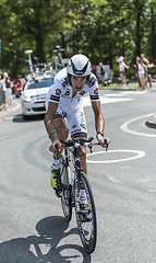 Image showing The Cyclist Florian Guillou - Tour de France 2014