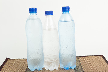 Image showing Water bottles    