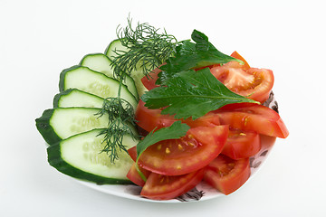 Image showing Vegetable slicing  