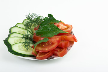 Image showing Vegetable slicing  