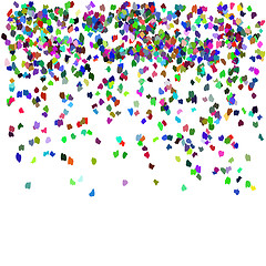 Image showing Falling Confetti