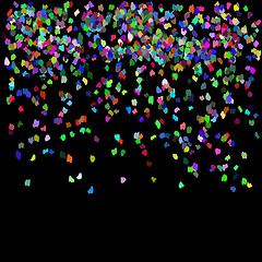 Image showing Falling Confetti