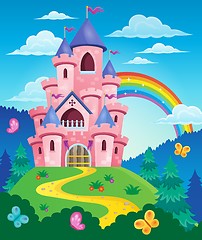 Image showing Pink castle theme image 3