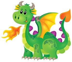 Image showing Image with happy dragon theme 1