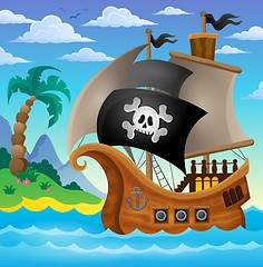 Image showing Pirate ship topic image 3