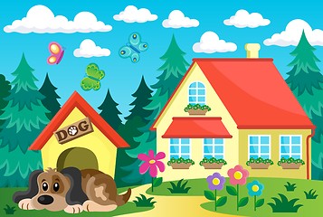Image showing House with dog theme 1