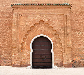 Image showing Koutoubia Mosque door