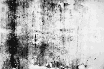 Image showing Grungy white concrete wall background