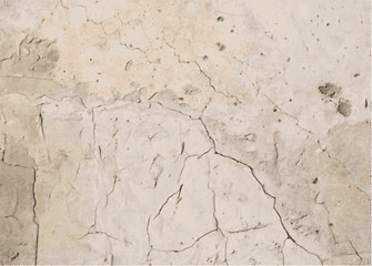Image showing Vector Grungy White Concrete Wall Background