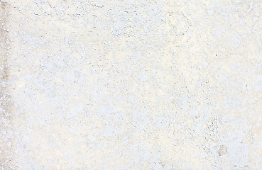 Image showing Grungy white concrete wall background